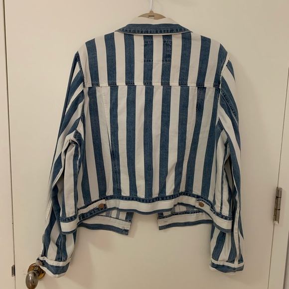 Striped denim jacket - Picture 4 of 6